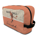 Retro Baseball Toiletry Bag / Dopp Kit (Personalized)