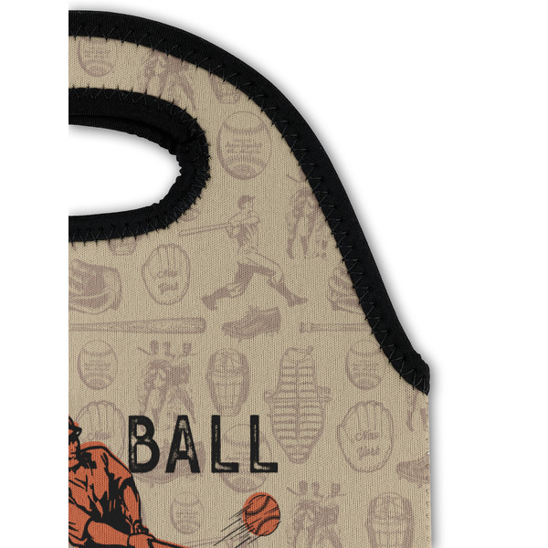 Retro Baseball Double Wine Tote - Detail 1 (new)