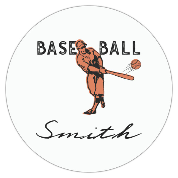 Retro Baseball Drink Topper - Small - Single