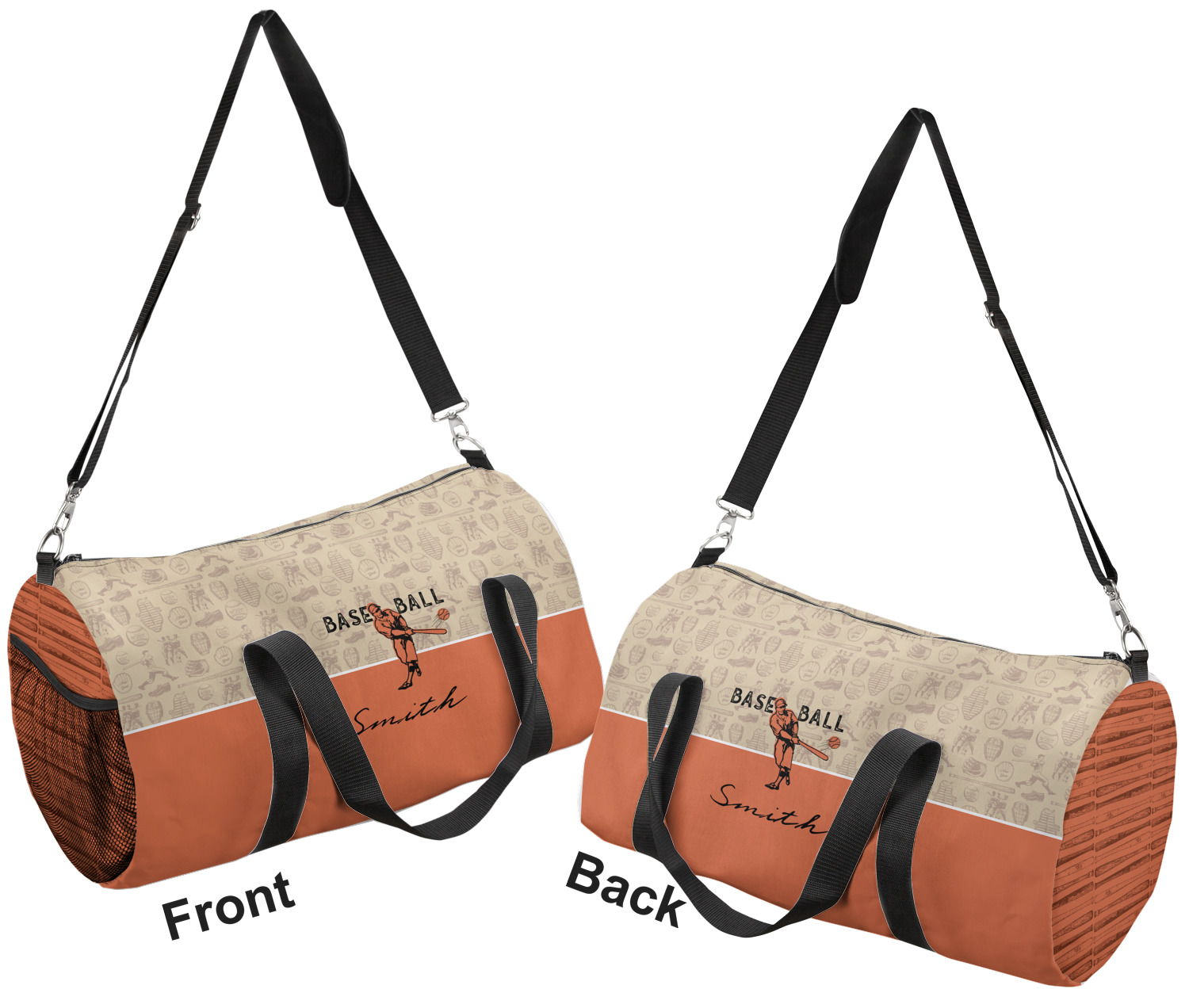 Retro Baseball Duffel Bag (Personalized) YouCustomizeIt