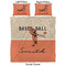 Retro Baseball Duvet Cover Set - Queen - Approval