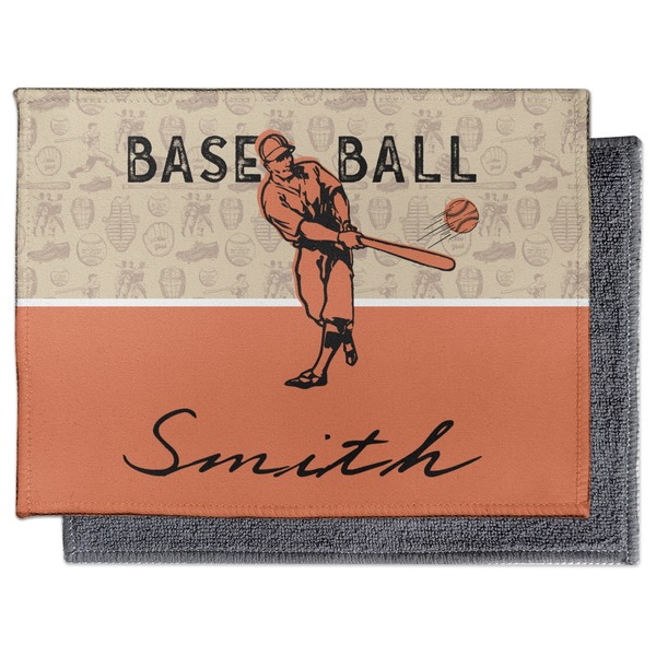 Retro Baseball Electronic Screen Wipe - Flat