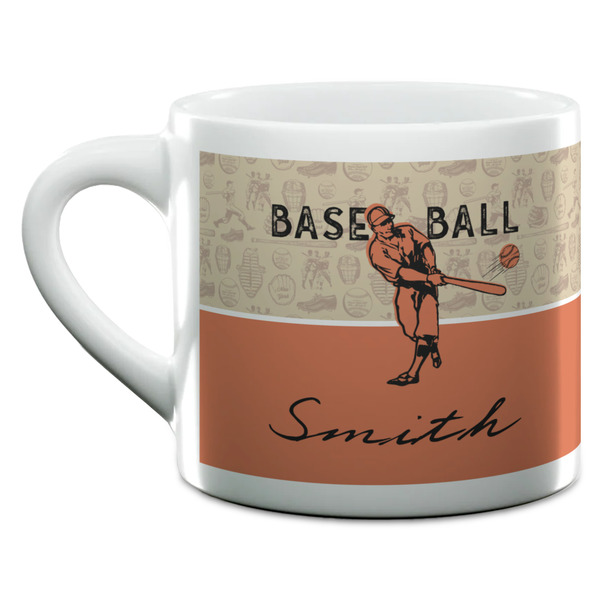 Retro Baseball Espresso Cup - 6oz (Double Shot) (MAIN)