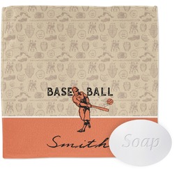 Retro Baseball Washcloth (Personalized)