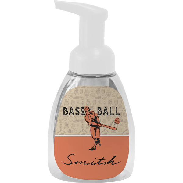 Custom Retro Baseball Foam Soap Bottle (Personalized)