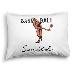 Retro Baseball Pillow Case - Standard - Graphic (Personalized)