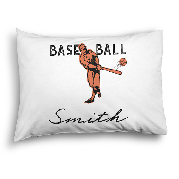 Custom Retro Baseball Pillow Case - Standard - Graphic (Personalized)