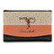 Retro Baseball Genuine Leather Womens Wallet - Front/Main