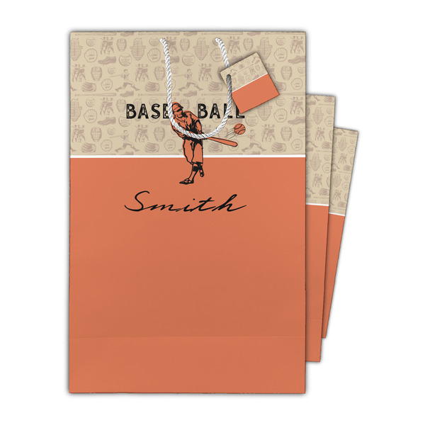Retro Baseball Gift Bags - Parent/Main