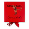 Retro Baseball Gift Boxes with Magnetic Lid - Red - Approval