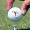 Retro Baseball Golf Ball - Branded - Hand