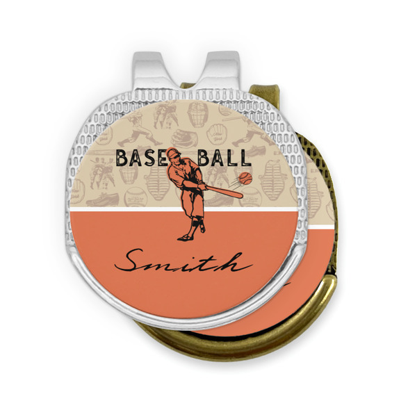 Retro Baseball Golf Ball Marker Hat Clip - PARENT/MAIN
