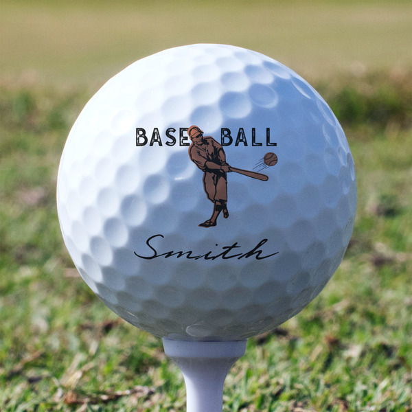 Retro Baseball Golf Ball - Non-Branded - Tee