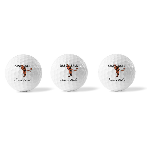 Retro Baseball Golf Balls - Generic - Set of 3 - APPROVAL