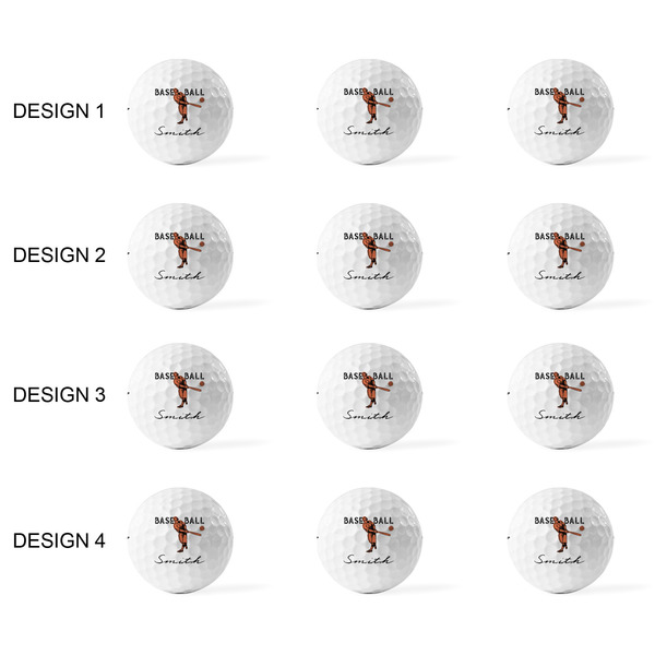 Retro Baseball Golf Balls - Titleist - Set of 12 - APPROVAL