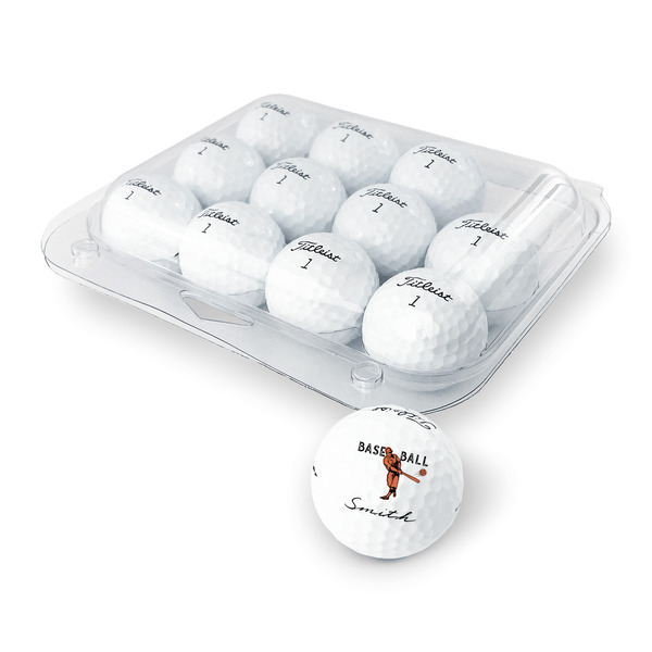 Retro Baseball Golf Balls - Titleist - Set of 12 - PACKAGING
