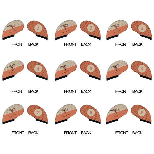 Retro Baseball Golf Club Covers - APPROVAL (set of 9)