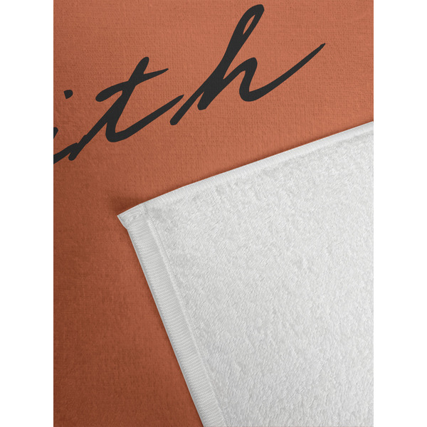 Retro Baseball Golf Towel - Detail