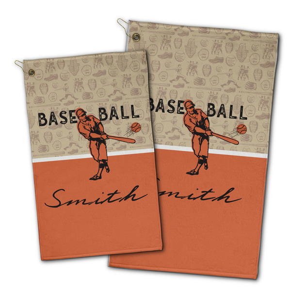 Retro Baseball Golf Towel - PARENT (small and large)