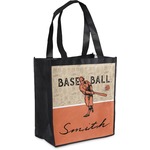 Retro Baseball Grocery Bag (Personalized)