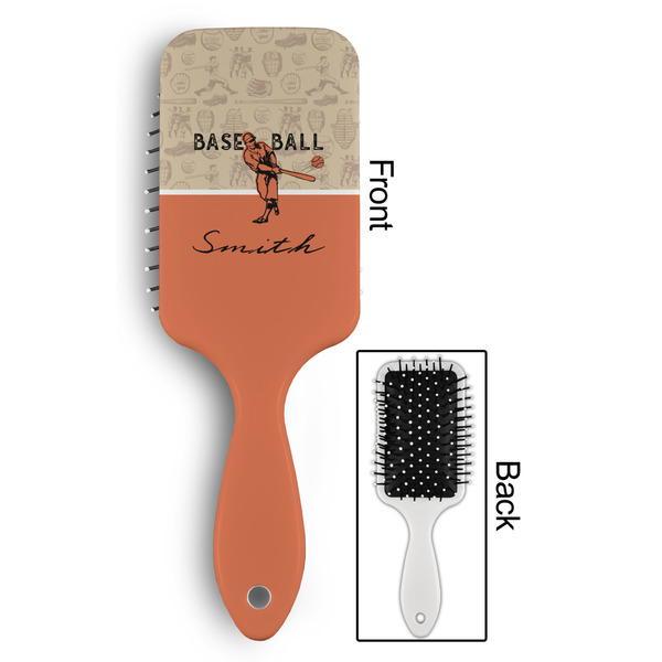 Retro Baseball Hair Brush - Approval