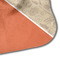 Retro Baseball Hooded Baby Towel- Detail Corner