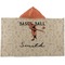 Retro Baseball Kids Hooded Towel (Personalized)