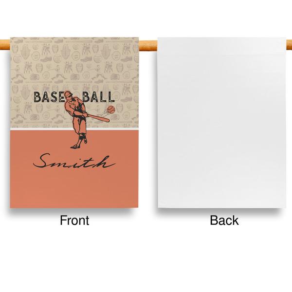 Retro Baseball House Flags - Single Sided - APPROVAL