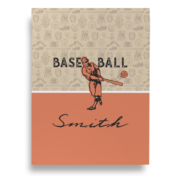 Retro Baseball House Flags - Single Sided - FRONT