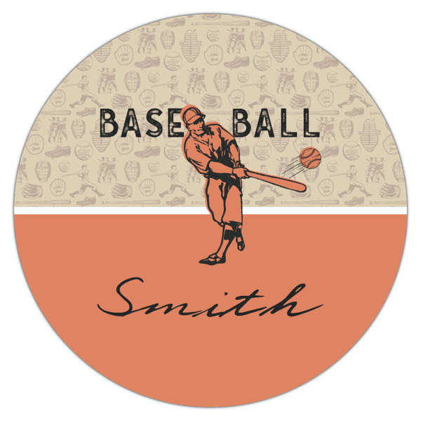 Retro Baseball Icing Circle - Medium - Single