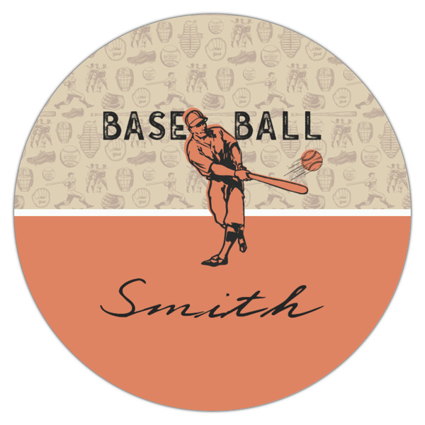 Retro Baseball Icing Circle - Small - Single