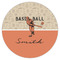 Retro Baseball Icing Circle - XSmall - Single