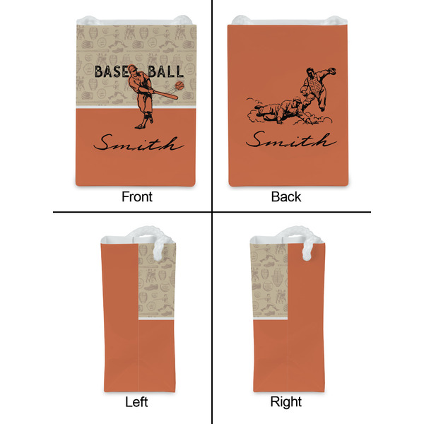 Retro Baseball Jewelry Gift Bag - Gloss - Approval