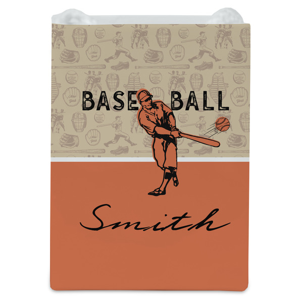 Retro Baseball Jewelry Gift Bag - Gloss - Front
