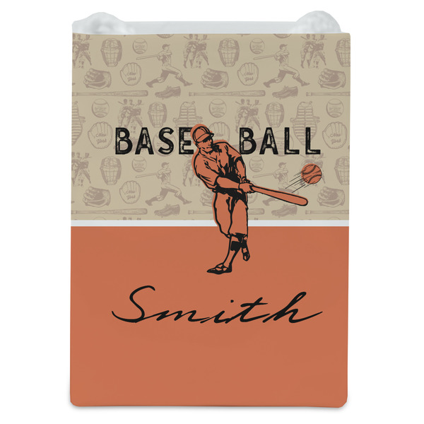 Retro Baseball Jewelry Gift Bag - Matte - Front