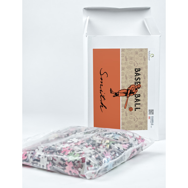 Retro Baseball Jigsaw Puzzle 1014 Piece - Box