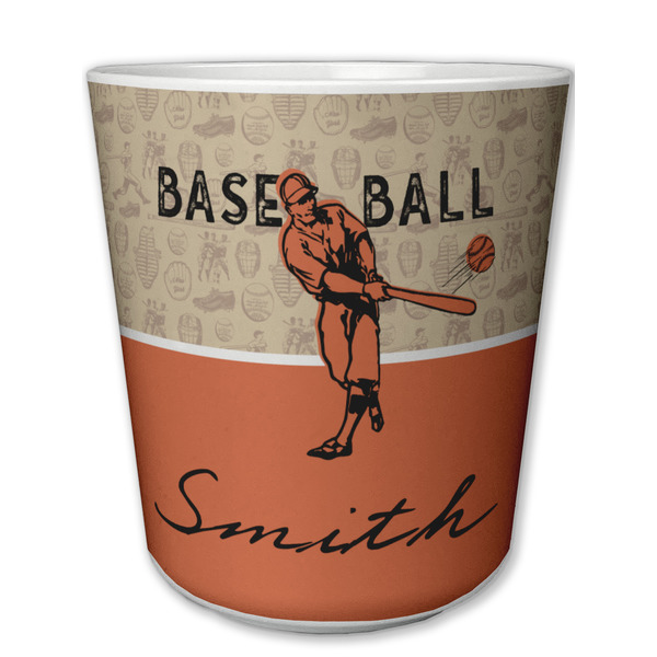 Custom Retro Baseball Plastic Tumbler 6oz (Personalized)