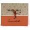 Retro Baseball Kitchen Towel - Poly Cotton w/ Name or Text