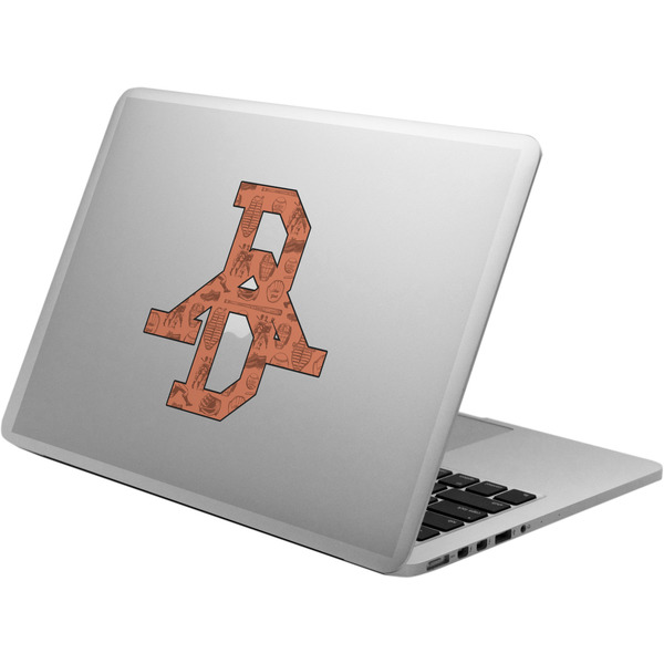 Custom Retro Baseball Laptop Decal (Personalized)