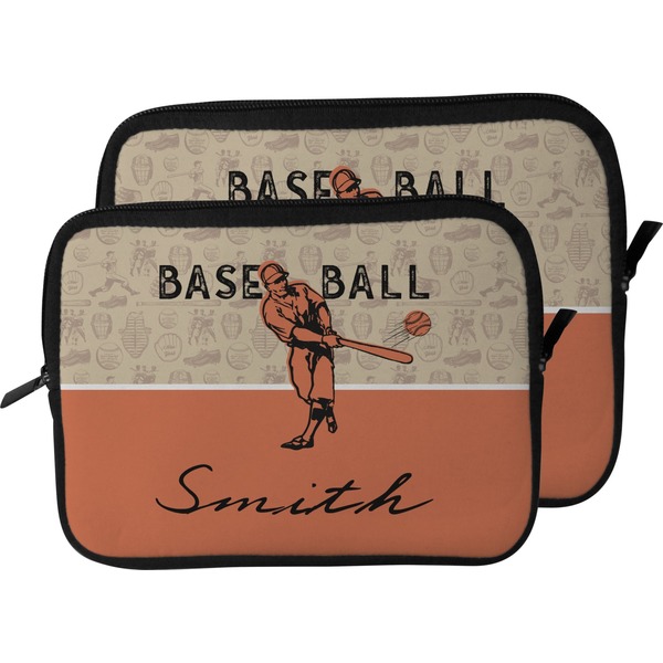 Retro Baseball Laptop Sleeve (Size Comparison)