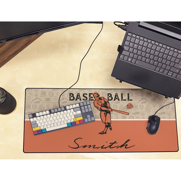 Retro Baseball Large Gaming Mats - LIFESTYLE