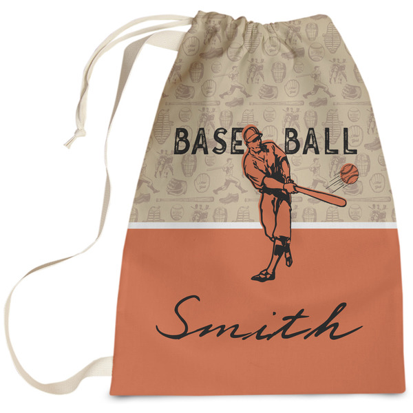 Custom Retro Baseball Laundry Bag (Personalized)