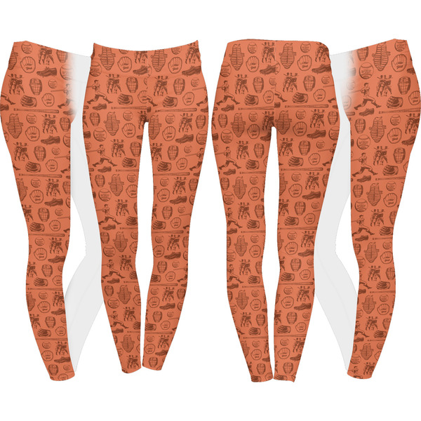 Retro Baseball Leggings Turn Around - Apvl