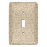 Retro Baseball Light Switch Cover (Single Toggle)