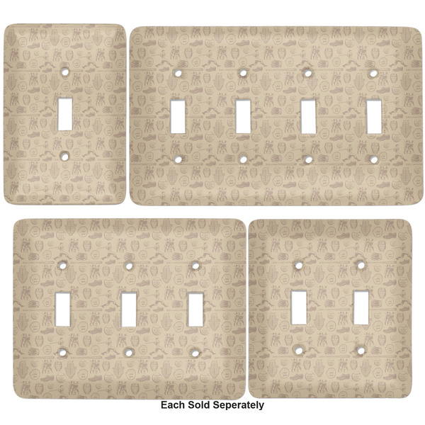 Retro Baseball Light Switch Covers all sizes