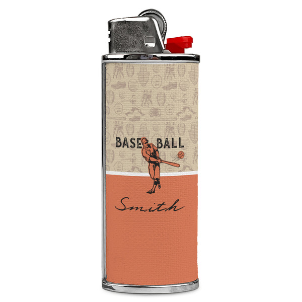 Custom Retro Baseball Case for BIC Lighters (Personalized)