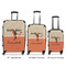Retro Baseball Luggage Bags all sizes - With Handle