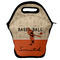 Retro Baseball Lunch Bag w/ Name or Text