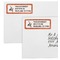 Retro Baseball Mailing Labels - Double Stack Close Up