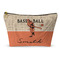Retro Baseball Makeup Bag (Front)